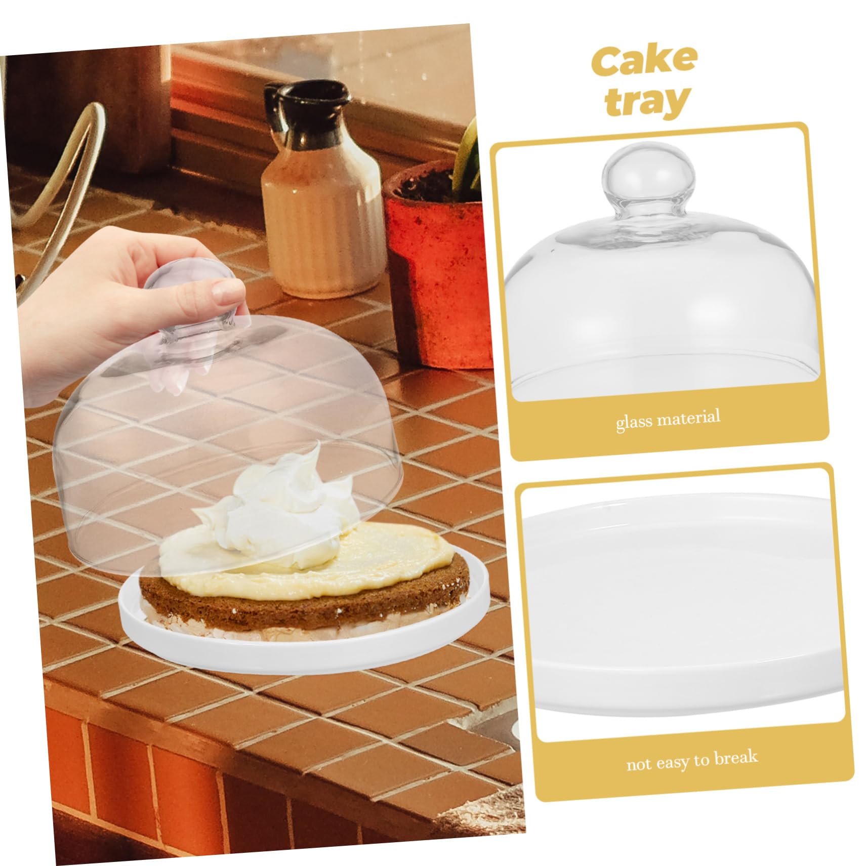 Plateau à gâteaux en Forme de dôme, Plateau de Service pour gâteaux de fête, Support à gâteaux en Carton, Plateau à Dessert pour fêtes et événements