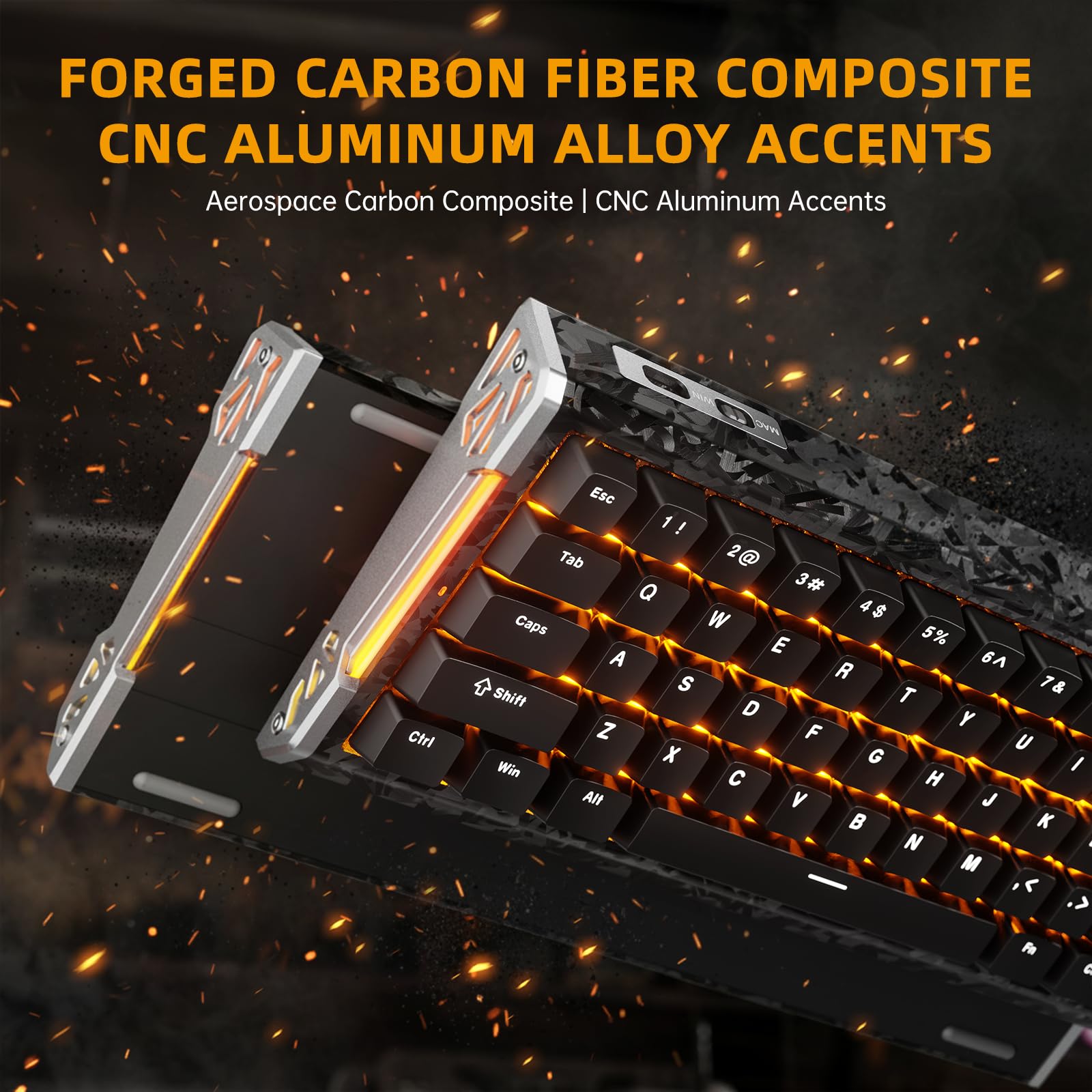 Amazon.com: ATTACK SHARK R68HE 60% Wired Rapid Trigger 8K