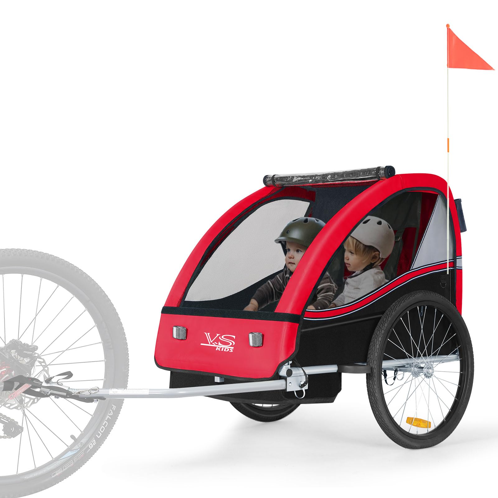 Tiggo VS 2 in 1 Kinderanhänger Fahrradanhänger Anhänger mit Buggy Set Jogger 50202