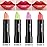 LZYLLS 4 Pcs Color Changing Change Lipstick,Magic Lipstick Jelly Lip Balm,Moisturizer Tinted Lip Tint Stain Long Lasting Waterproof Temperature Color Change Lip Gloss