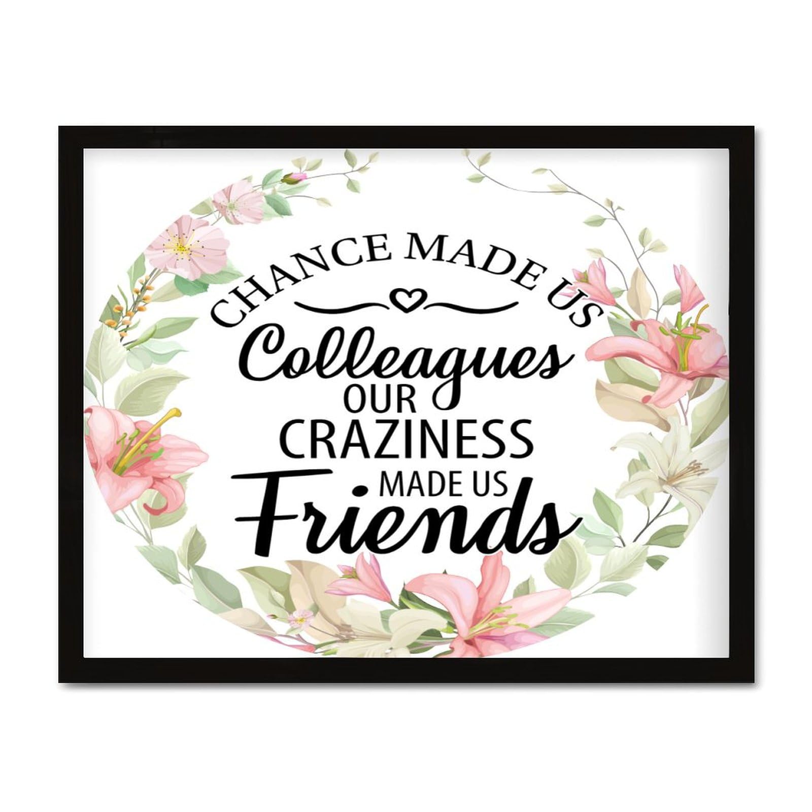 Cadeau de motivation femme plaque en bois collègue pour la maison