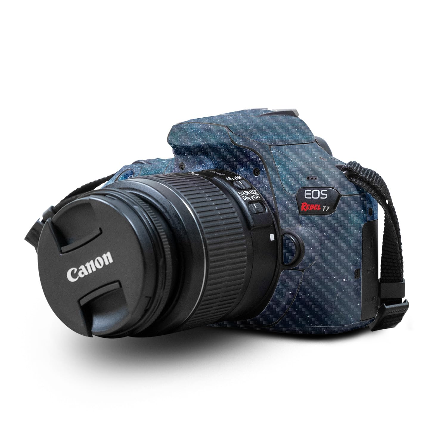 Carbon Fiber Skin Compatible with Canon EOS Rebel T7 Camera - Astro Sky - Premium 3M Vinyl Protective Wrap Decal Cover - Easy to Apply | Crafted in The USA by MightySkins