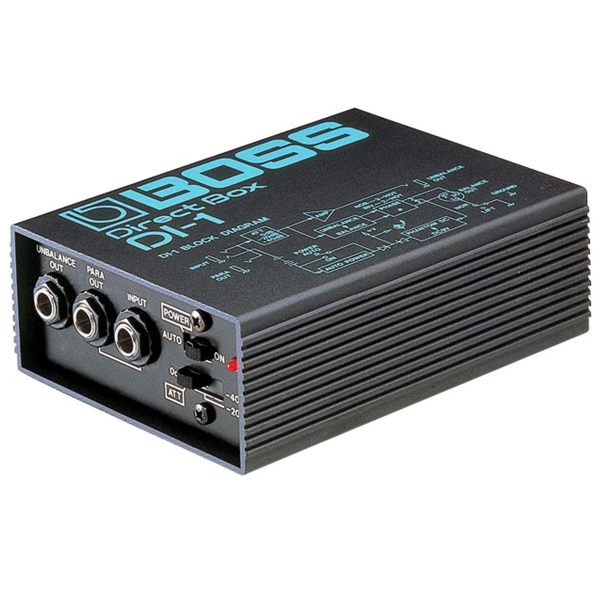 Boss DI-1 aktive DI-Box Direct Box + Klinkenkabel 3m