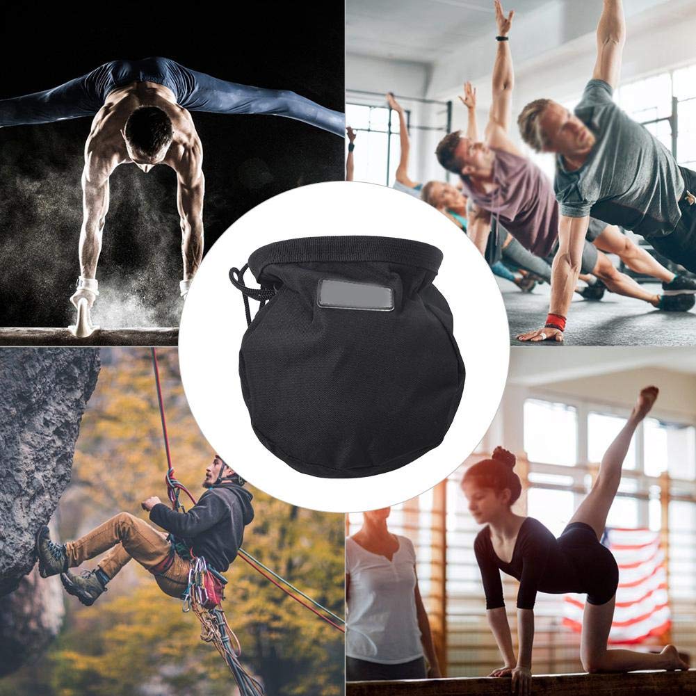 Alomejor Mochila Escalada Bolsa Magnesio Tela Oxford Gran Capacidad Resistente Cremallera Correa Ajustable