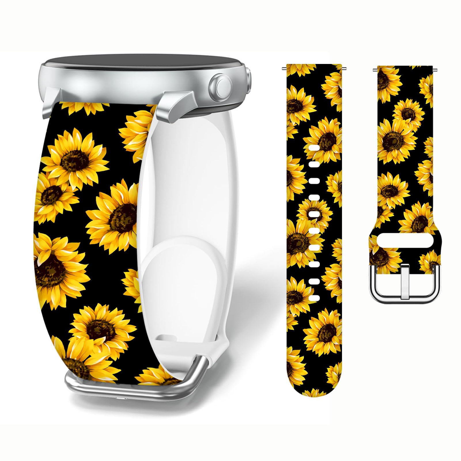 Sport Bands Compatible with Samsung Galaxy Watch 7 6 5 4 40mm 44mm/Watch 6 4 Classic Band 42mm 46mm 43mm 47mm/Watch 5 Pro 45mm/Active 2,20mm Soft