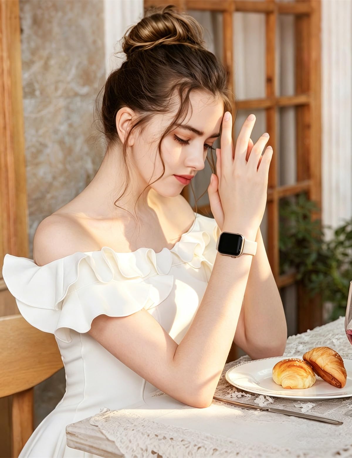 Weiche Silikonbänder, kompatibel mit Apple Watch, 40 mm, 41 mm, 38 mm, 45 mm, 44 mm, 42 mm, für Damen und Herren, wasserdicht, Sport-iWatch-Bänder, Ersatzarmband für iWatch SE Serie 9, 8, 7, 6, 5, 4,