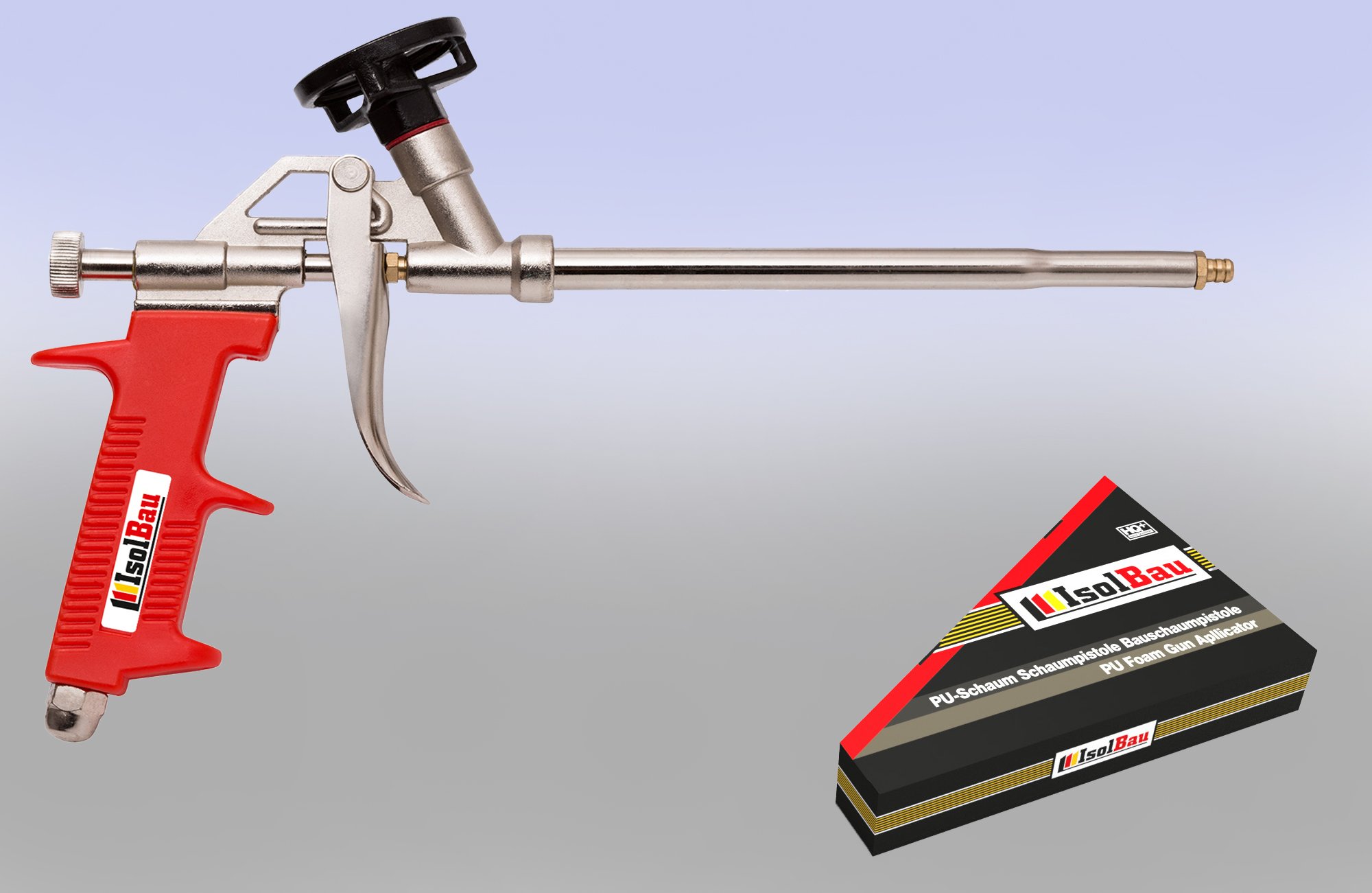 HIUOUIH Pistolet Mousse Polyurethane 2 Pièces Pistolet Mousse Expansive