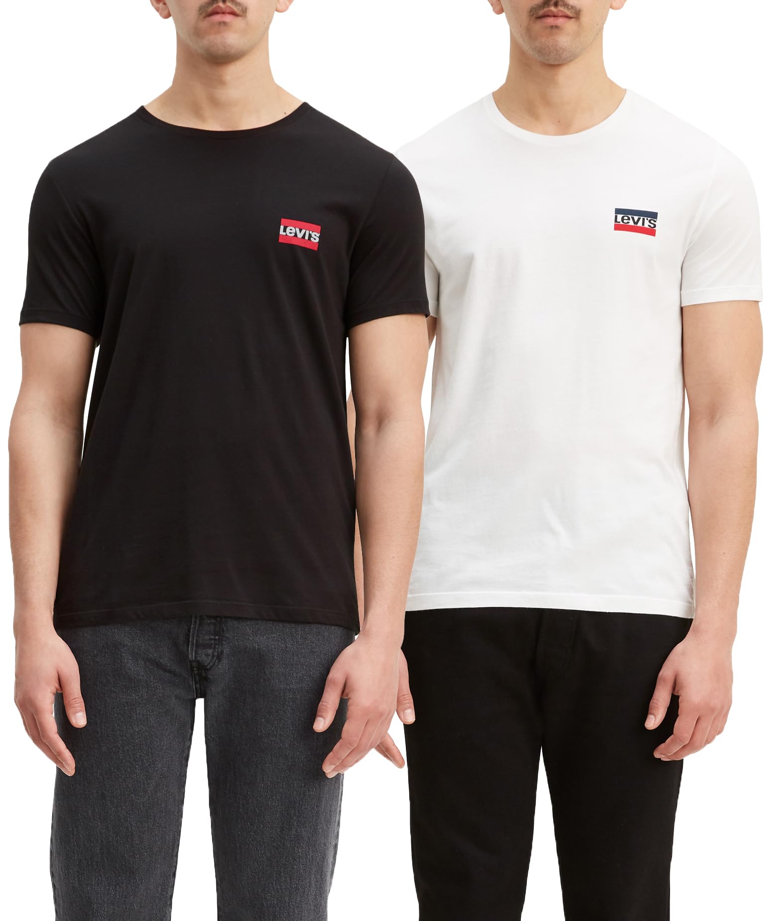 Levi's 2-Pack Crewneck Graphic Tee T-Shirt Homme