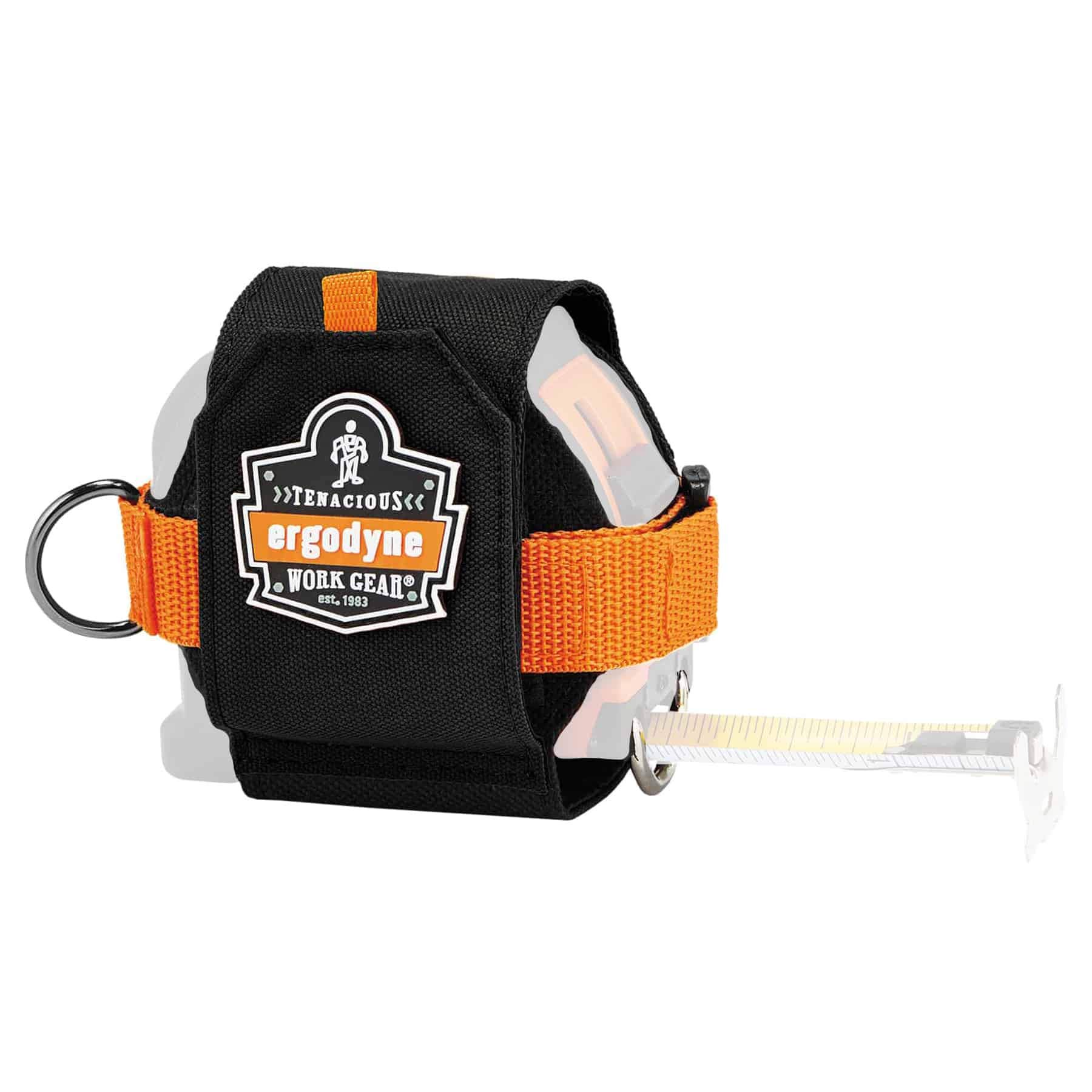 Ergodyne Squids 3770XL Tape Measure Holder with Belt Clip Black, Extra Large