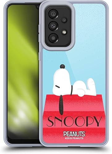 Miniatura 278 de Head Case Designs Funda de gel suave con licencia oficial de Peanuts House Snoopy Deco Dreams compatible con Samsung Galaxy S23 5G Casa,Blue