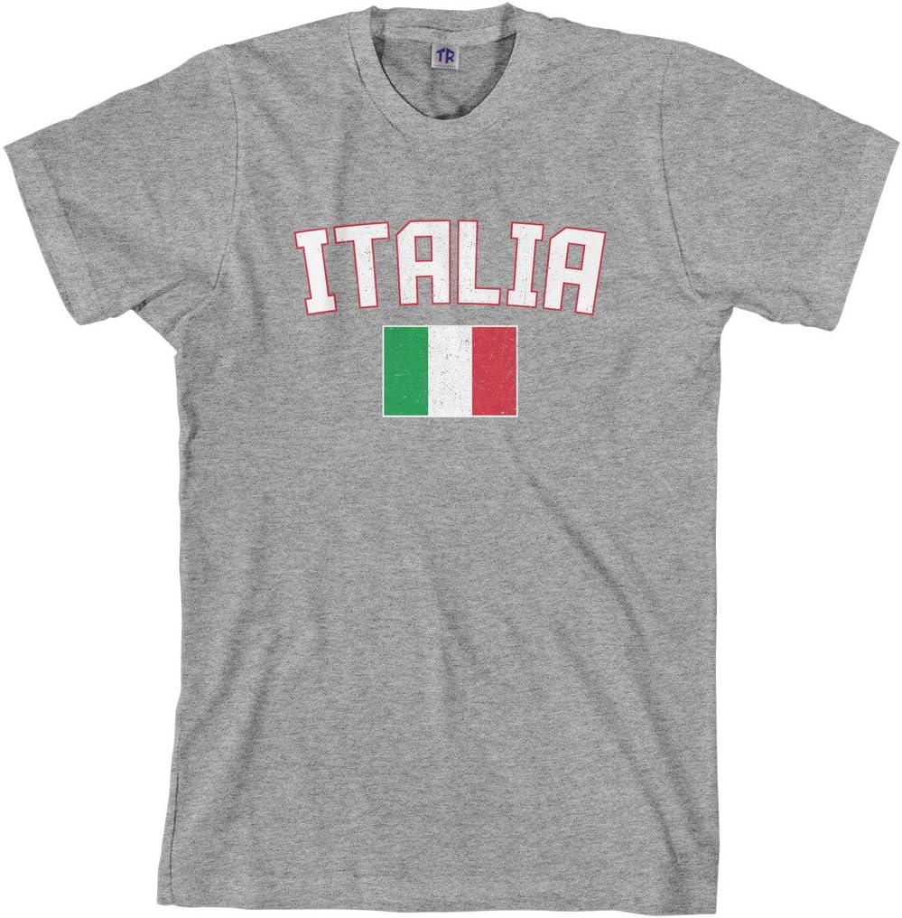 Threadrock Men's Italia Flag T-Shirt