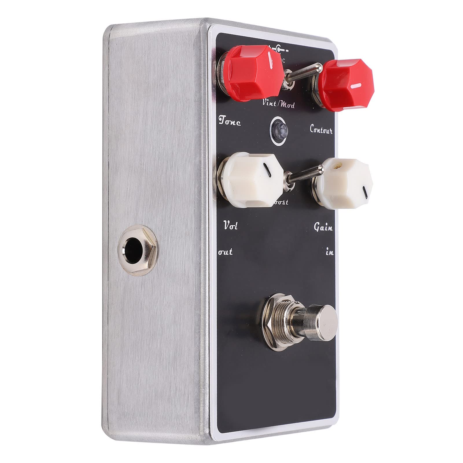 Pedale effetto per chitarra Professionale Brown Distortion True Bypass Heavy Metal Sound Enhancer per chitarristi elettrici Nero Dimensioni compatte Durevole Custodia interamente