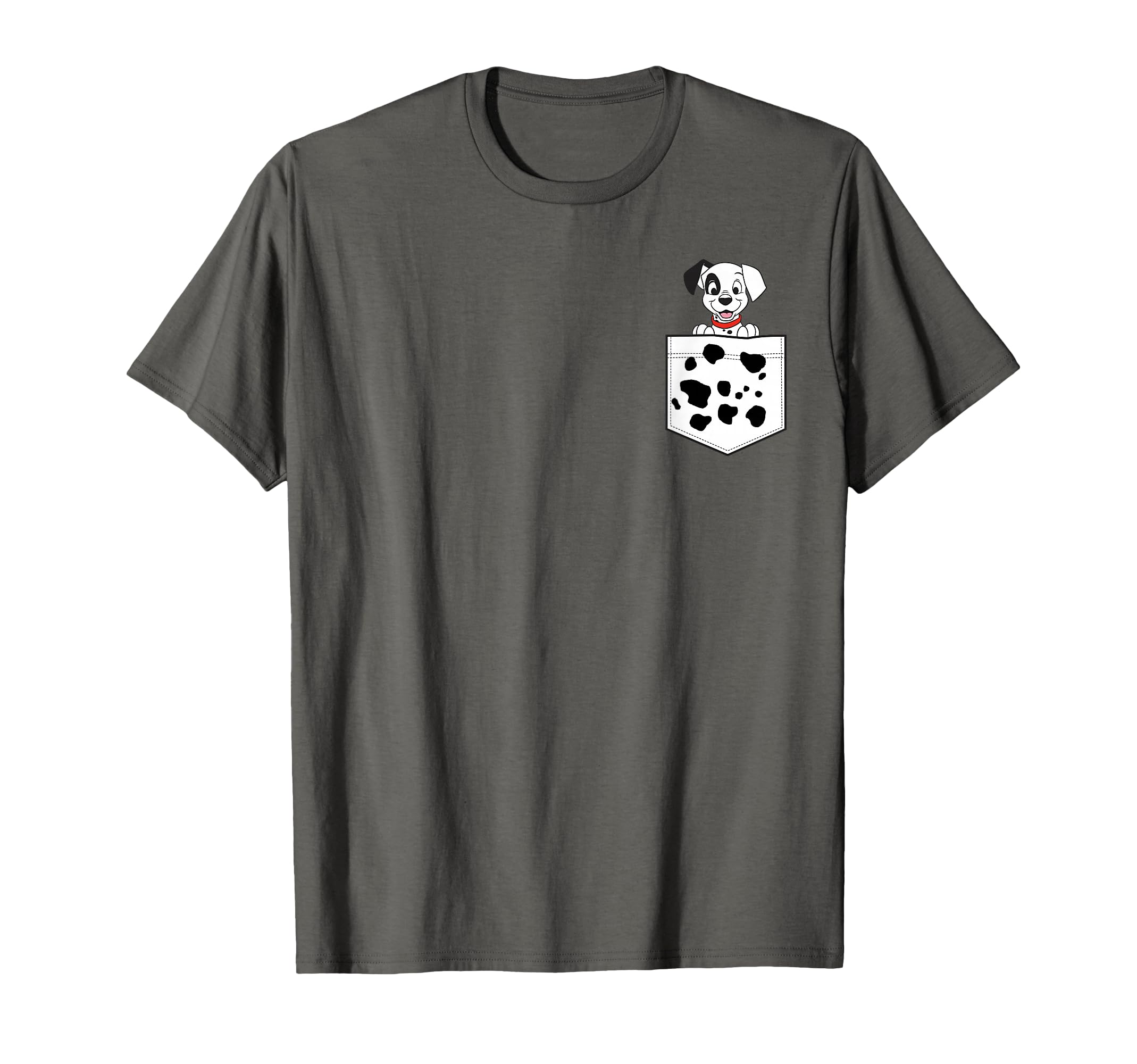 101 Dalmatians Patch Puppy Dotted Pocket Logo T-Shirt