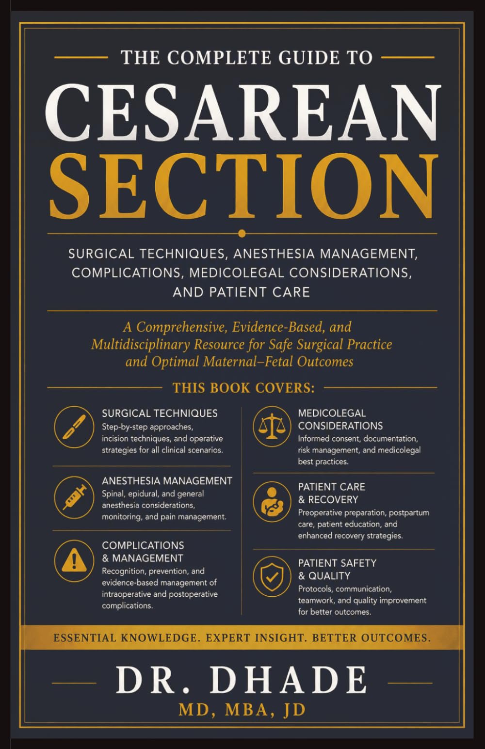 THE COMPLETE GUIDE TO CESAREAN SECTION: SURGICAL TECHNIQUES, ANESTHESIA MANAGEMENT, COMPLICATIONS, MEDICOLEGAL CONSIDERATIONS, AND PATIENT CARE