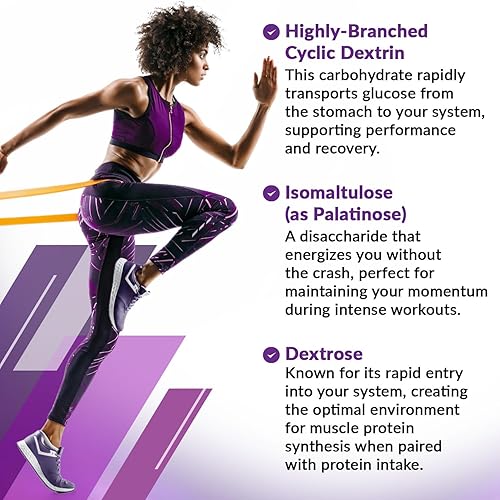 Miniatura 5 de Granite Intra Carb Powder, sin sabor, mezcla de carbohidratos de alto rendimiento con dextrina en racimo, palatinosa y dextrosa, apoya la energía y