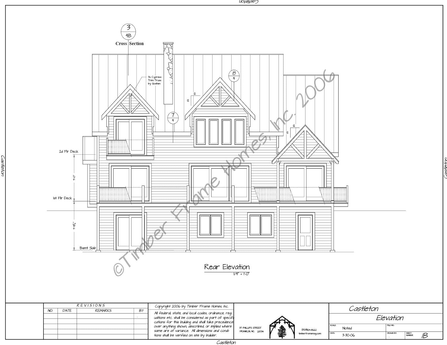 Home Plans - The Cotswold Timber Frame (CAD)