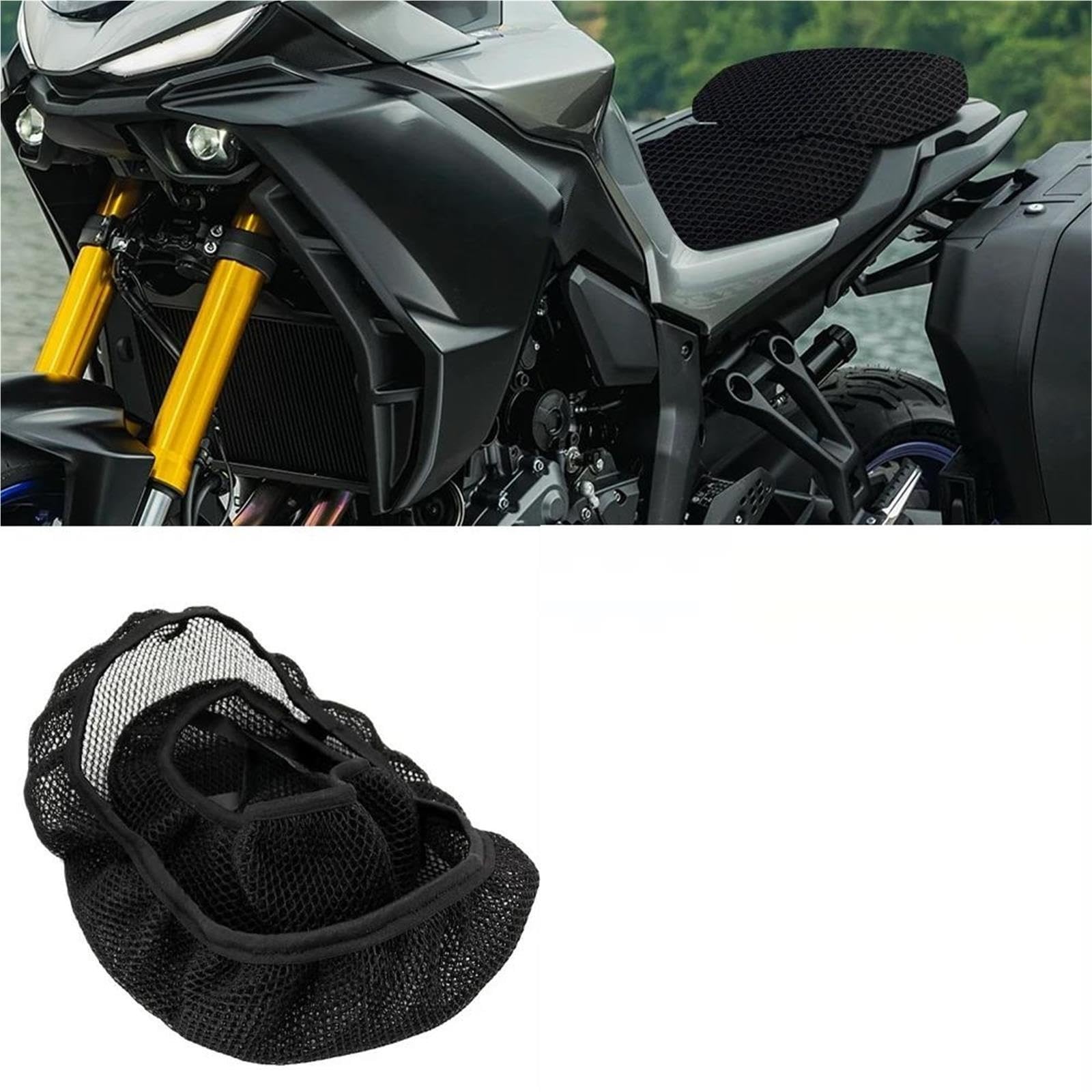 Generico Coprisedile Per Moto Per Yamaha Per Tracer 7 / 7GT 2025 | Materiale del rivestimento della sella in tessuto: nylon
