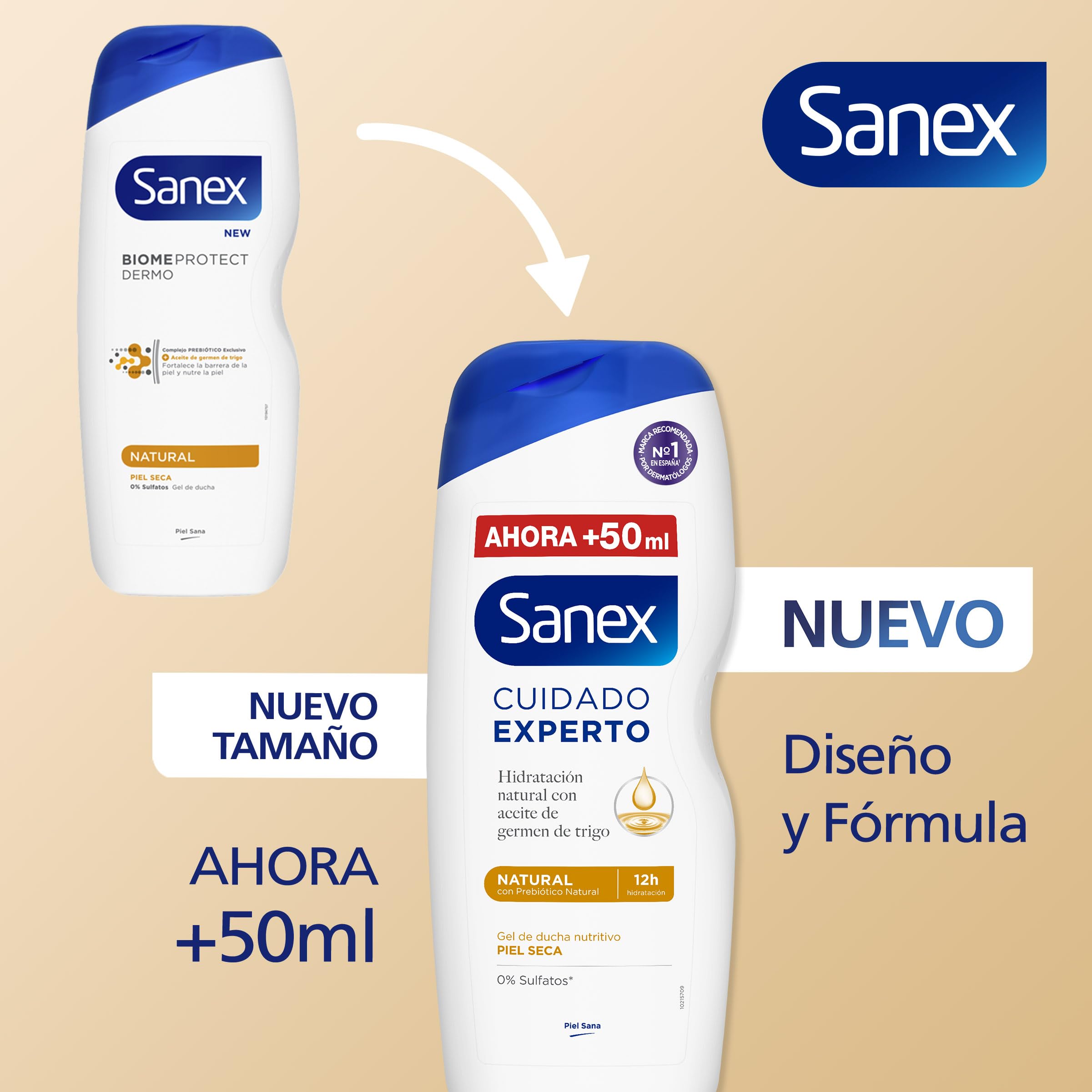 Sanex Natural Care Expert Żel pod Prysznic, 600 ml