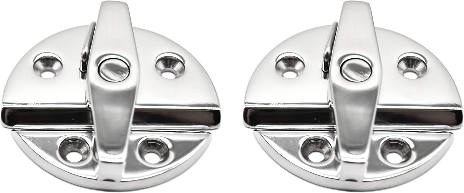 MARINE CITY 316 Stainless Steel Boat Deck Hatch Latch Door Catch with Twist Action (1pcs) : Sports & Outdoors
