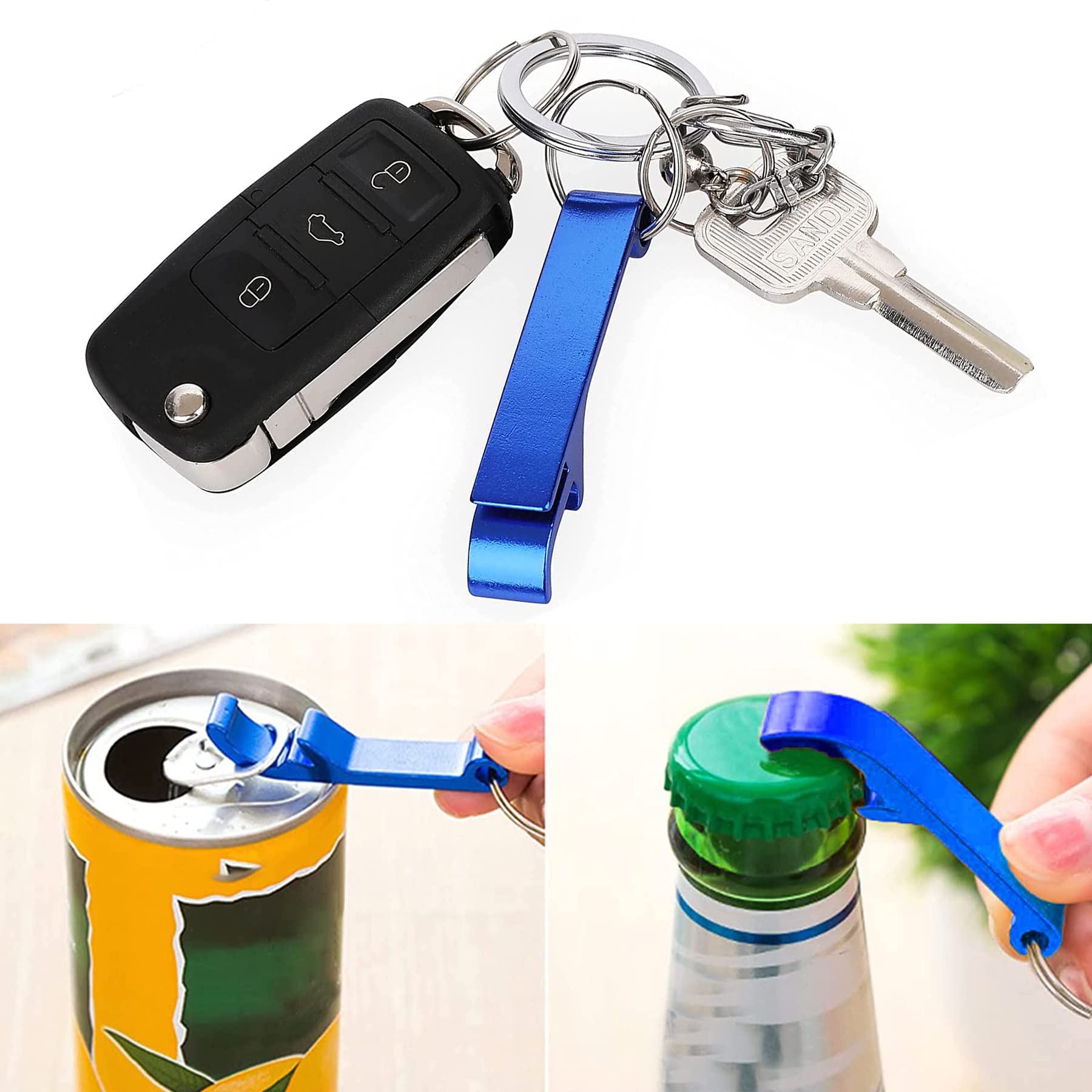 Dolphin – Llavero Abridor De Botellas De Aluinio, 2 Unidades, Accesorios De Viaje Al Aire Libre
