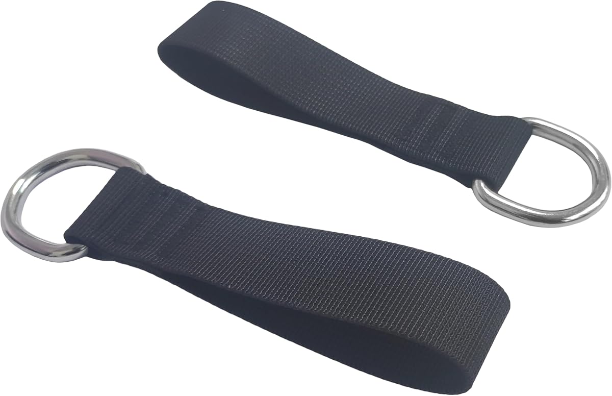 Accesorios de correas de barra de sentadillas para piezas de varilla eléctrica de gimnasios BowFlex | Correas de nailon de alta resistencia, se adaptan a la mayoría de las unidades Power Rod