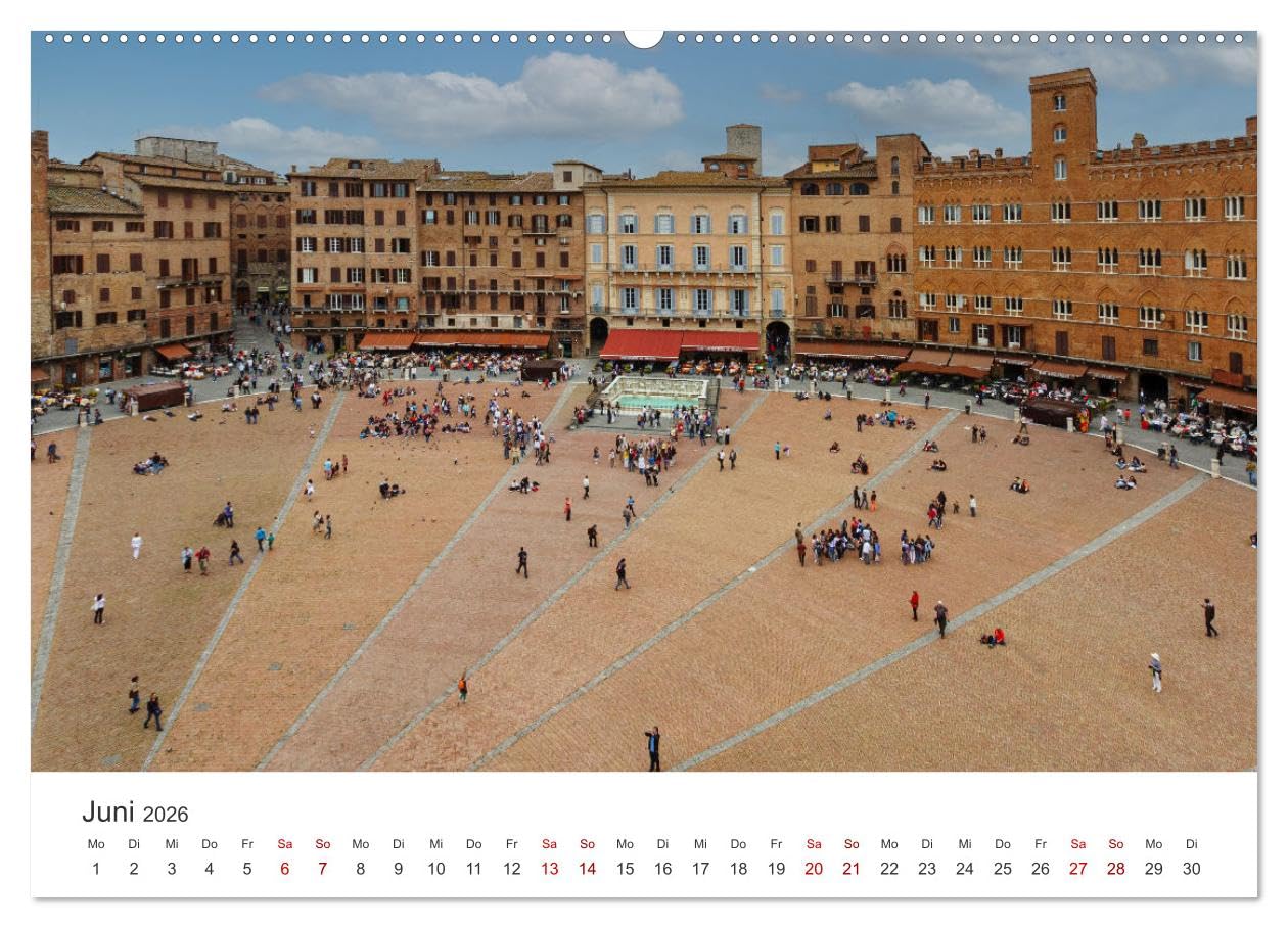 Südliche Toskana (hochwertiger Premium Wandkalender 2026 DIN A2 quer), Kunstdruck in Hochglanz: Die Toskana ist ein traumhaftes Wandergebiet. (CALVENDO Orte)