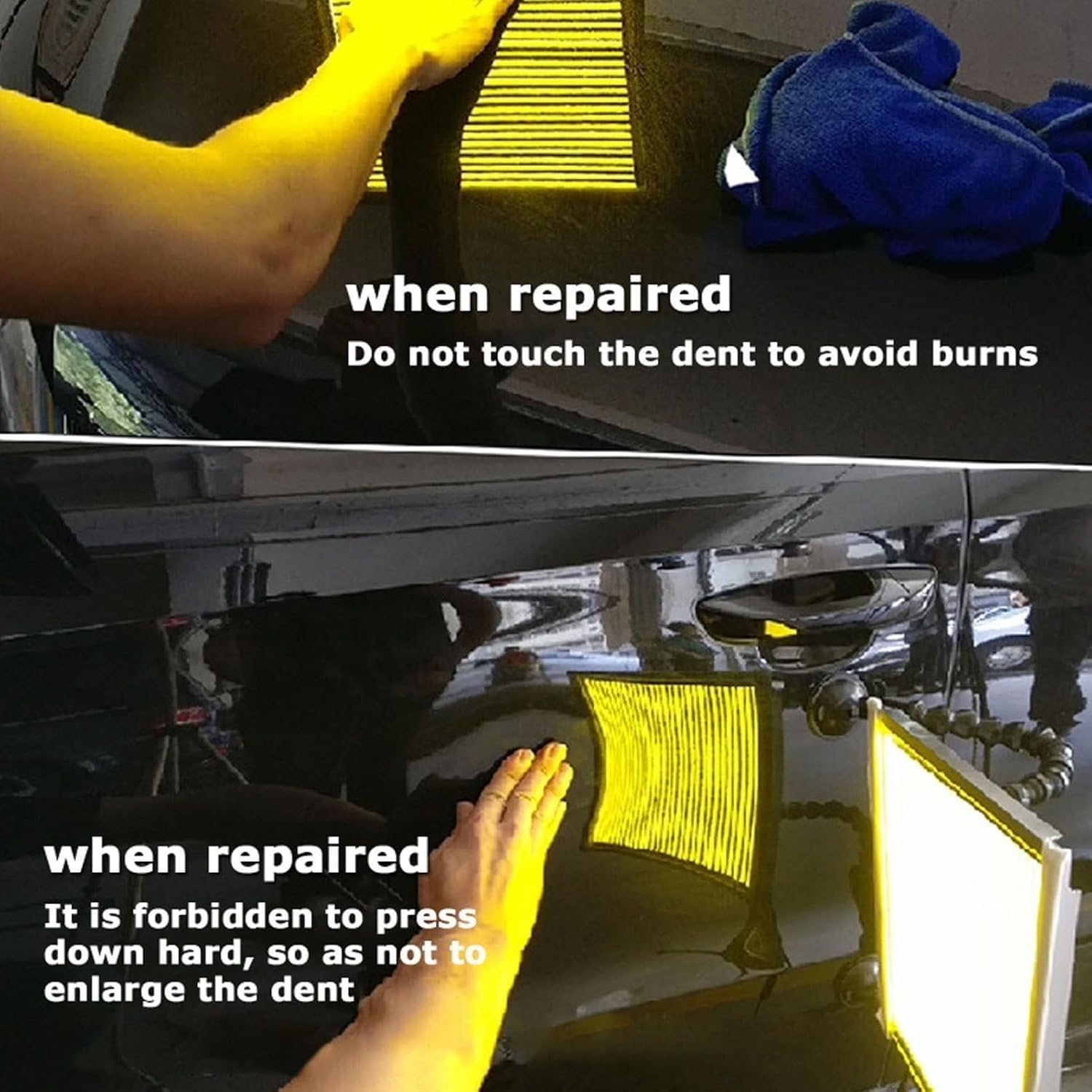 Kit De Reparación Abolladuras En La Carrocería, Extractor Para Eliminar El Coche, Leves, Golpes Las Puertas Y Daños Causados Por Granizo