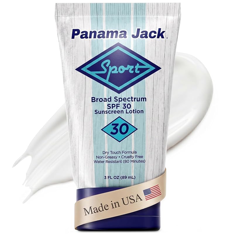 Loção protetora solar corporal Panama Jack Sport FPS 30, 90 mL