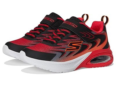 SKECHERS KIDS Microspec Max Advance 404101L (Little Kid/Big Kid) Boys Shoes Black/Red : 12.5 Little Kid M, Synthetic/Textile