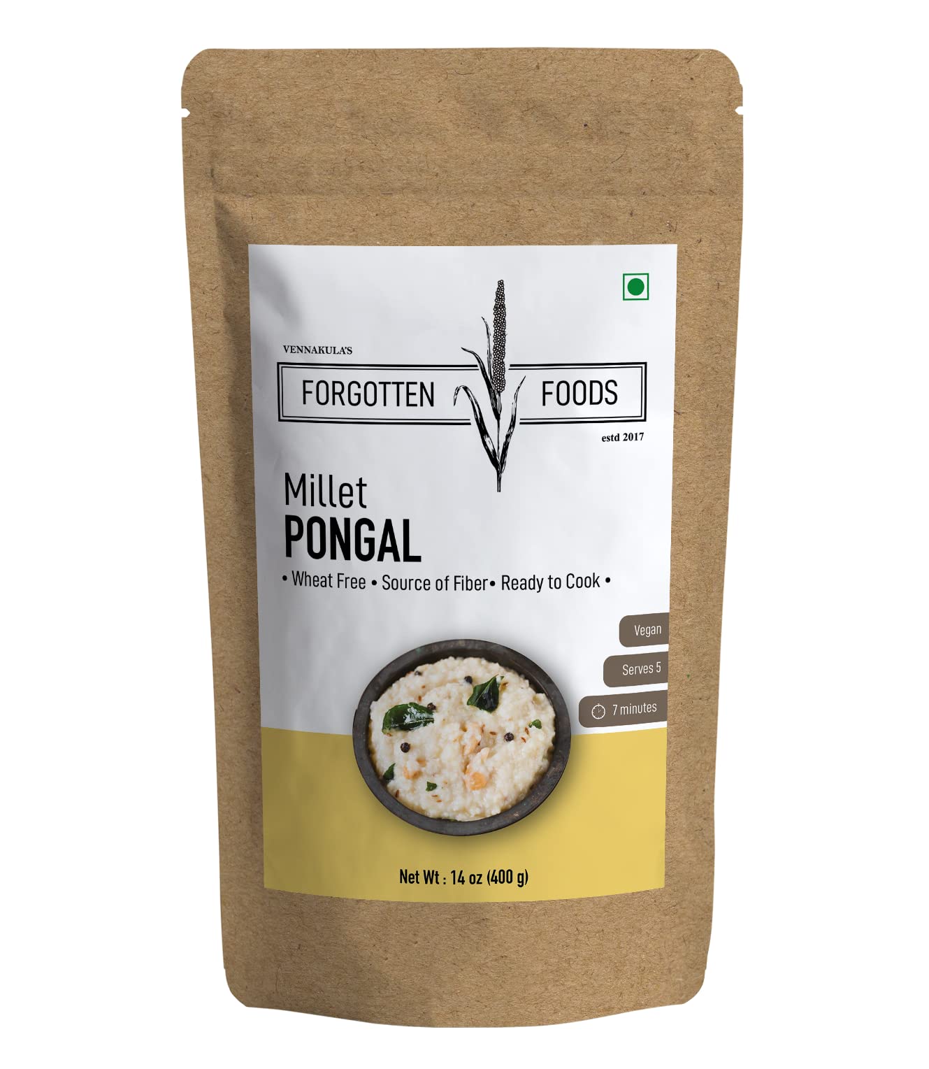 Buy FOODS Millet Pongal No Rice, No Wheat, Only Millets