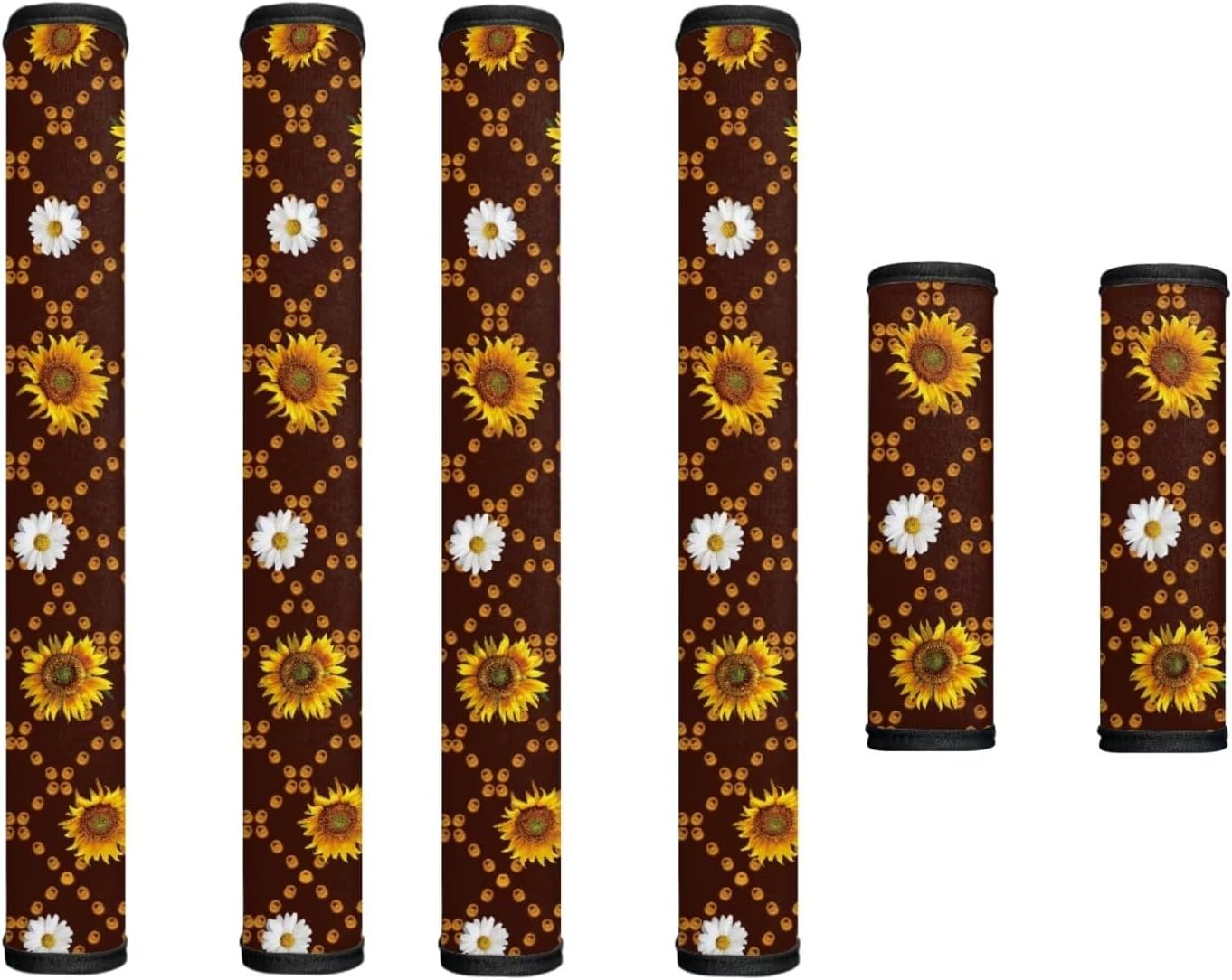 6 PCS Fridge Microwave Door Handle Covers Kitchen Electrical Appliance Decor Handles Washable Refrigerator Kitchen Cabinet Dishwasher Door Cloth Protector, Blue Gold Marble