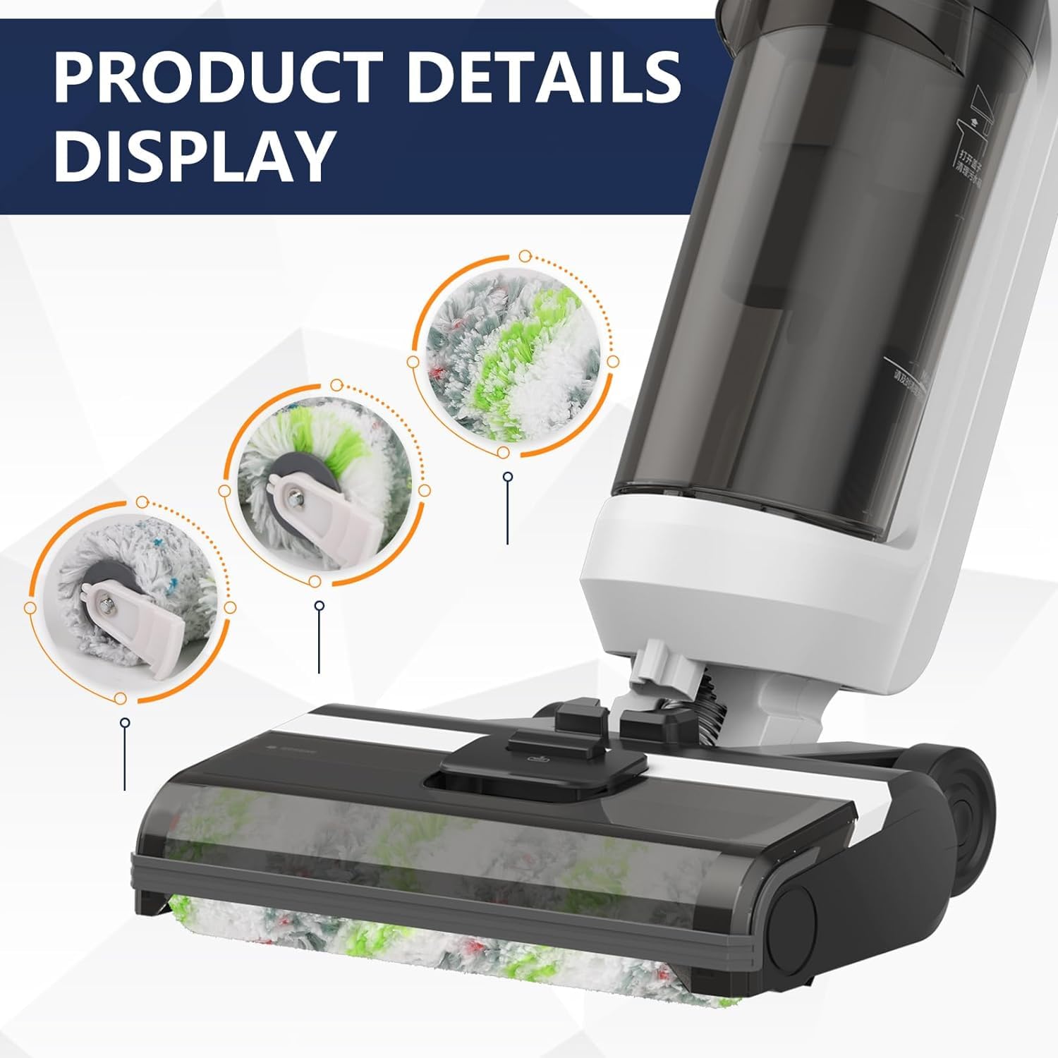 Glayent Ersatz-Bürstenrolle Für Cordless Max Staubsauger - 2-teilig Mit Reinigungsbürste