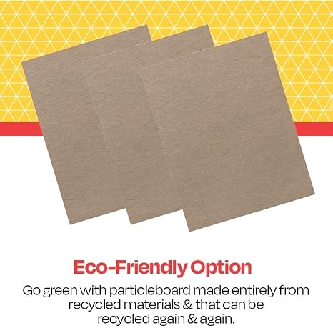School Smart NBD40263810-5987 Roselle Multi-Purpose Smooth Surface Chipboard, 26 x 38 Size, 10 Ply Thickness, Gray