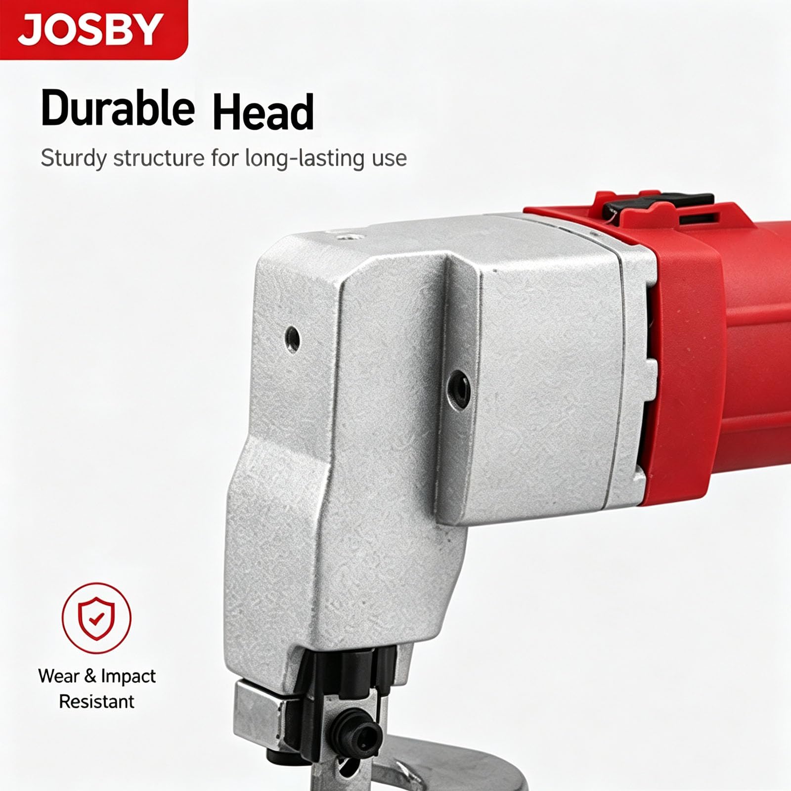 JOSBY Máquina Cizalla Eléctrica, Cizalla para Chapa De Alta Resistencia De 500 W, Capacidad De Corte Máxima De 2,5 Mm, Máquina Cizalla Eléctrica Portátil, para Cortar Chapa De Acero