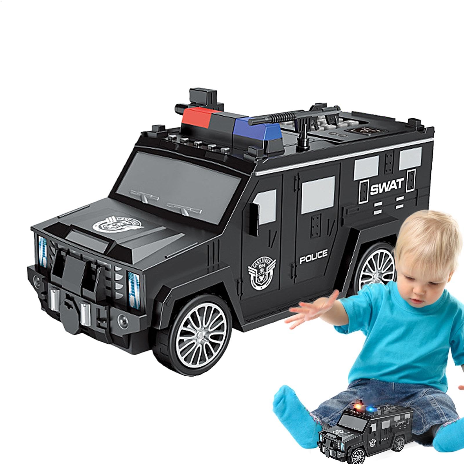 Tirelire camion amusante avec lumières et musique pour apprendre à épargner