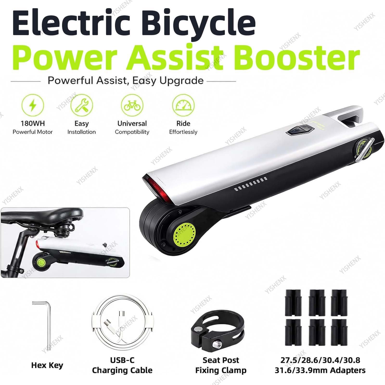 Kit D'assistance électrique pour Vélo, Vitesse Maximale De 25 Km/H | Autonomie De 50 Km, Avec Application De Contrôle Intelligente, Pour Les Balades En Extérieur, Les Trajets Quotidiens