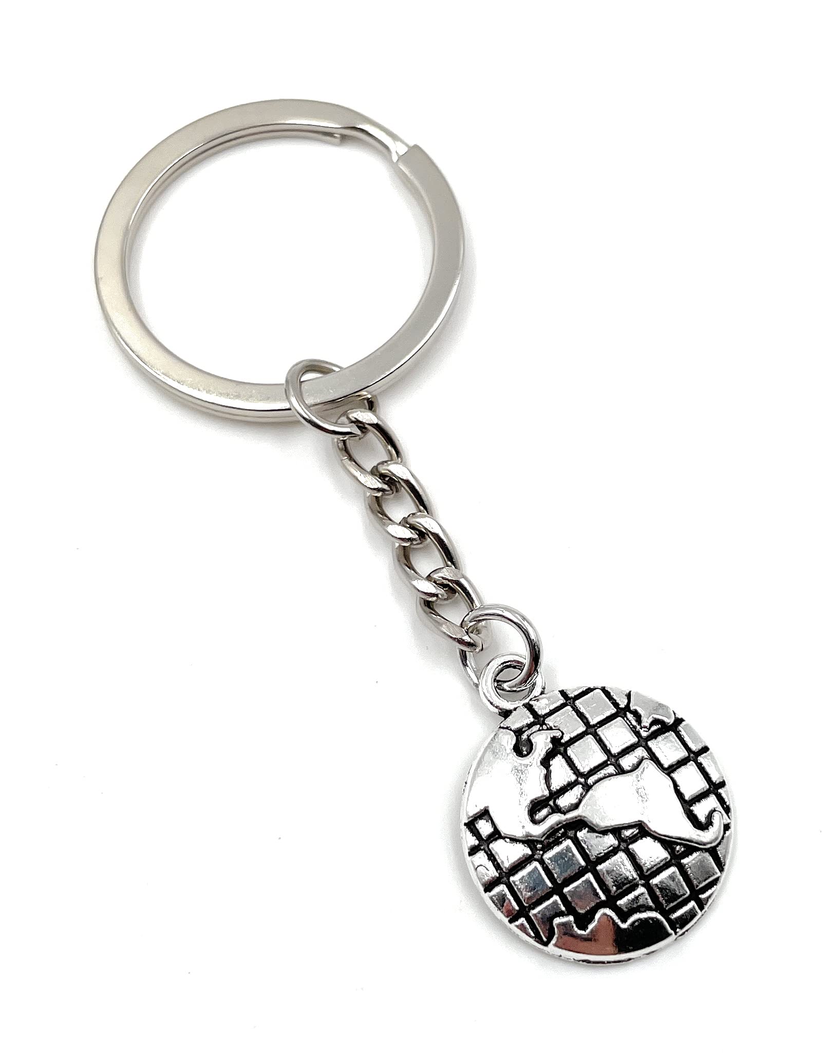 Onwomania Schlüsselanhänger „Heißluftballon Reise“ – Metall-Glücksbringer Als Geschenk Für Freundin, Mama, Kinder