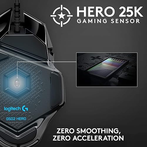 Miniatura 5 de Logitech G PRO - Teclado mecánico para videojuegos y Logitech G502 Hero - Mouse de alto rendimiento para juegos - Paquete