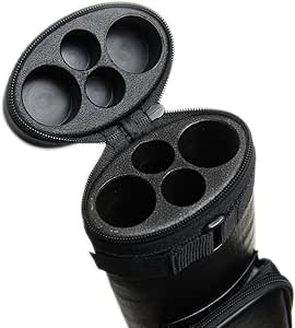 2x2 Hard Oval Pool Cue Billiard Stick Carrying Case