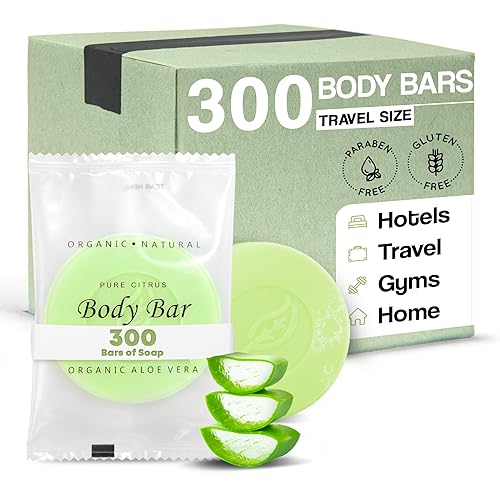 Desert Breeze Jabón en barra, comodidades de hotel tamaño viaje, 1 oz (caja de 300)