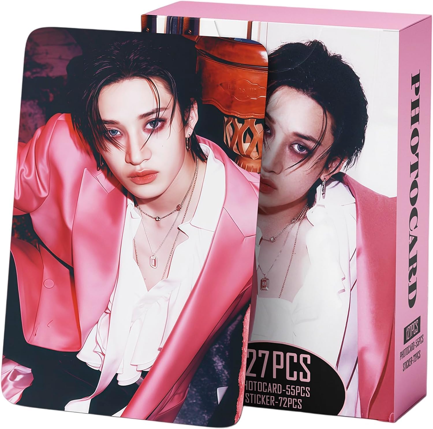 Stray Kids album do it Photocards 127 PCS DO IT Photo Cards album do it Photocards lomo Card Gift Lomo Cards Merch for Boys and Girls (BANGCHAN)