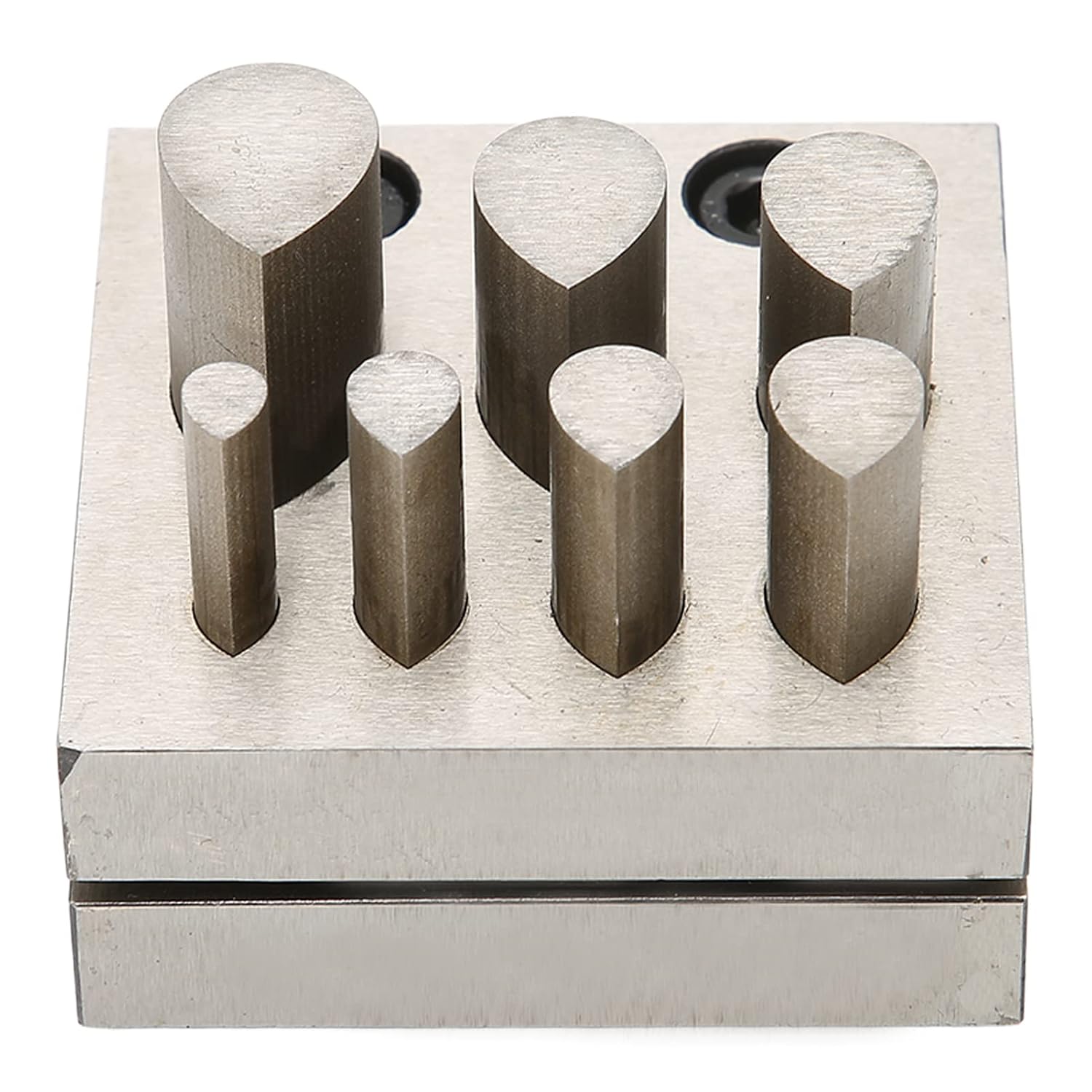45 Steel Jewelry Making Forming Tools Punch Die Disc Cutter Set with Different Sizes, Flat Bottom for Accurate Punching, Disc Cutter Jewelry Making Metal Cutting Forming Pendant Charm Punch Tool