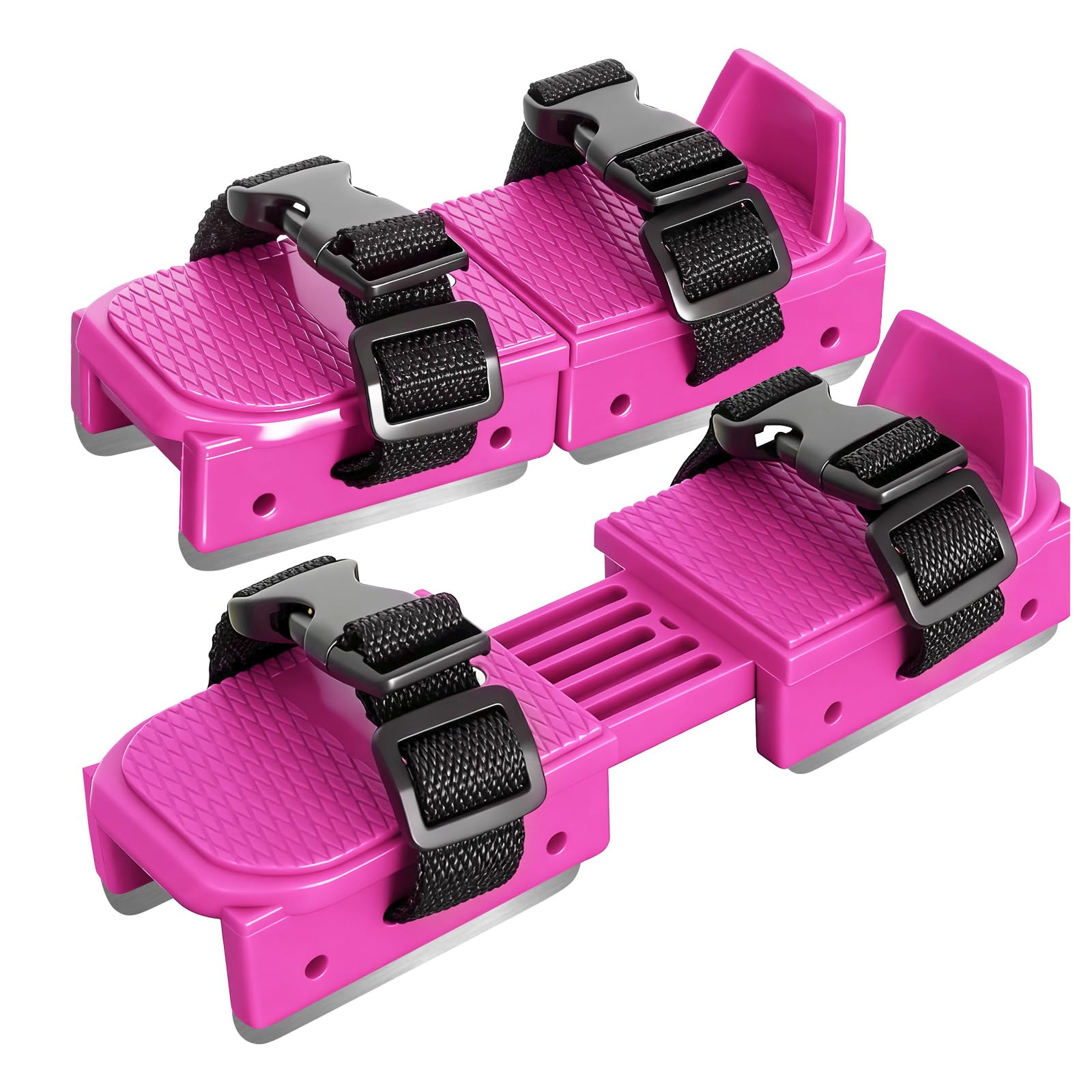 Nattork Adjustable Little Kids Ice Skates with Double Runner for Beginners Toddlers Ice Hockey Skates Strap Fastening Comfortable