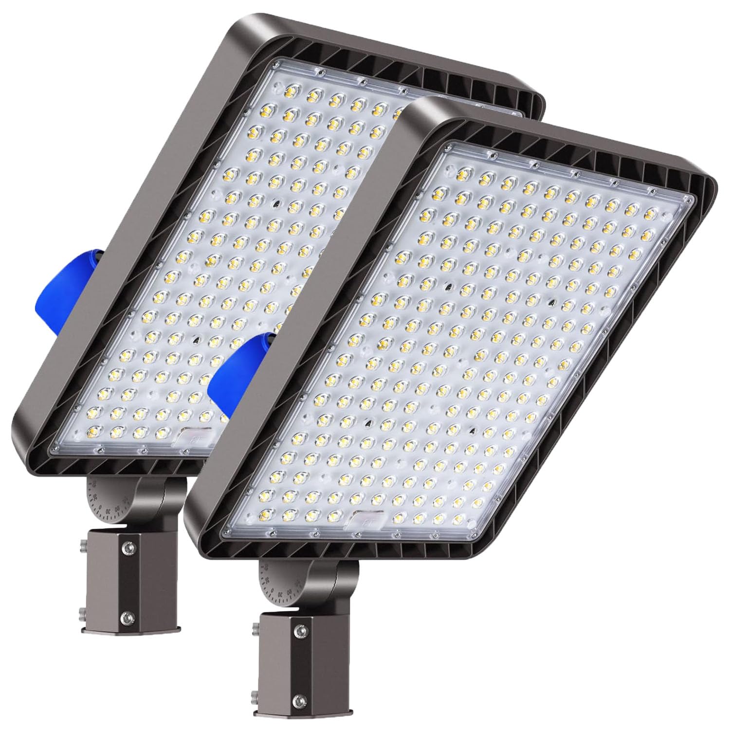 Photo 1 of Juyace 2-Pack 480W LED Parking Lot Light Fixtures
