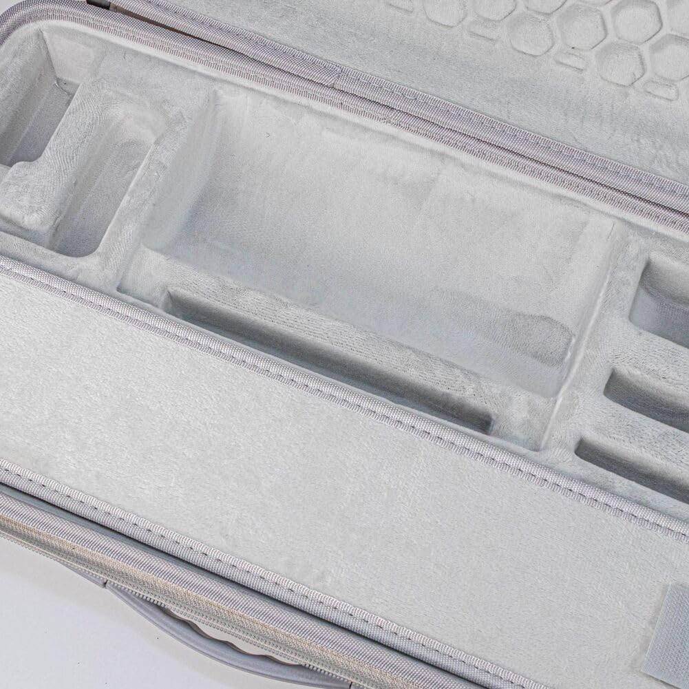 Lecreatekit Funda rígida de viaje para proyector XGIMI MoGo 4 (2025), carcasa protectora portátil de poliuretano EVA con ajuste personalizado, bolsa de transporte gris para almacenamiento y transporte