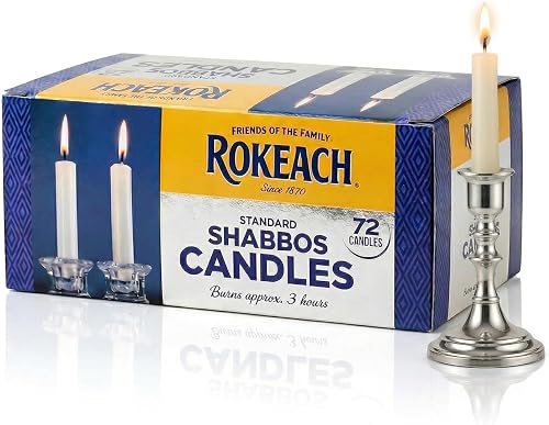 ROKEACH CANDLE SABBATH ISRAELI, 72 Count (Pack of 1)