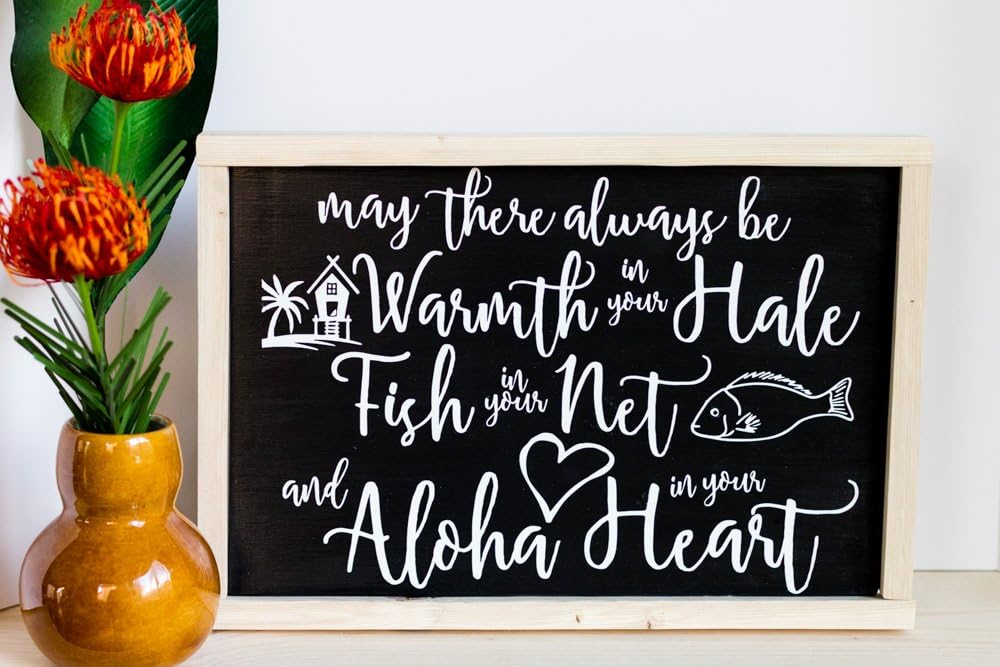 Hawaiian Blessing - Hawaiian Sign - Hawaii Sign - Aloha Sign - Hawaiian Decor - Hawaiian Art - Aloha Decor - Beach Decor - Aloha Art