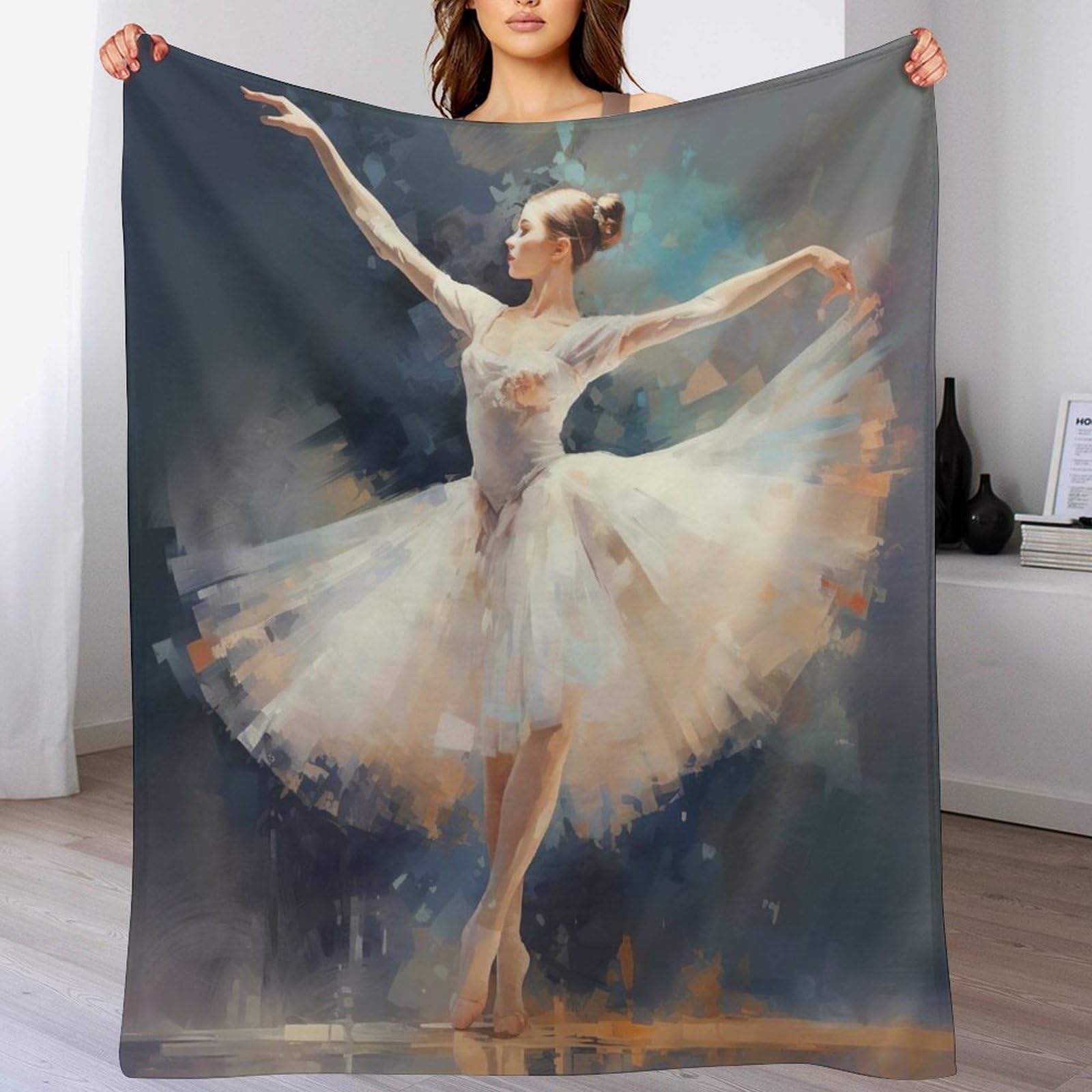 Couverture polaire ballet flannel pour apaiser les soirées fraîches