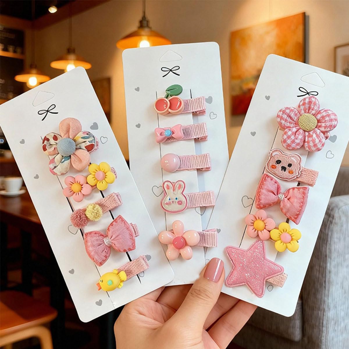 30Pcs Girl Hair Clips Cute Flower Bow Barrettes Clips Hair Pins Accessories for Kids Toddler Girls image 2