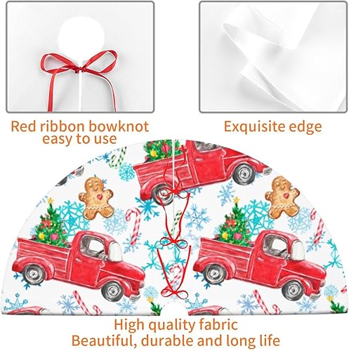 Miniatura 5 de Divertida falda de árbol de Navidad de 36 pulgadas, diseño de tortuga marina, estrella de mar y estrella de mar costera, suministros divertidos de